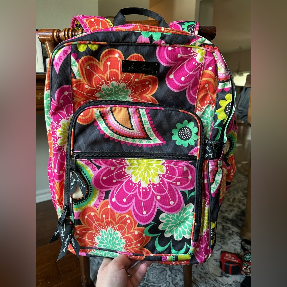 Vera Bradley Ziggy Zinnia Campus Backpack